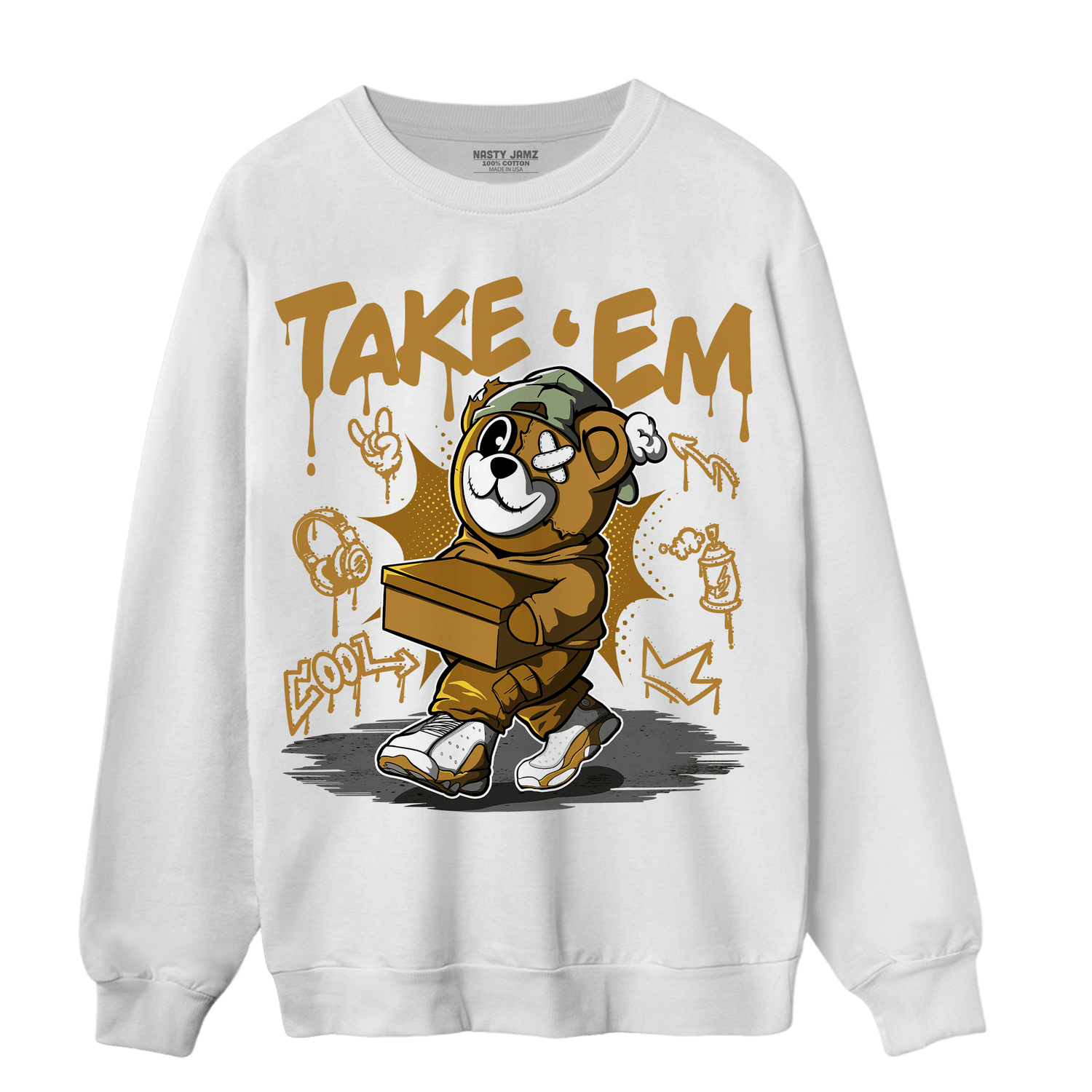 Wheat 13s Sweatshirt Match Take &