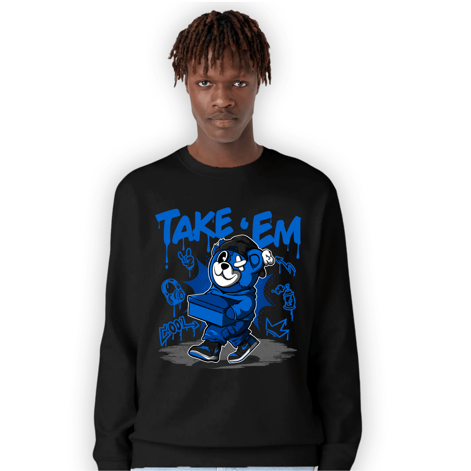 Royal Reimagined 1s Sweatshirt Match Take &