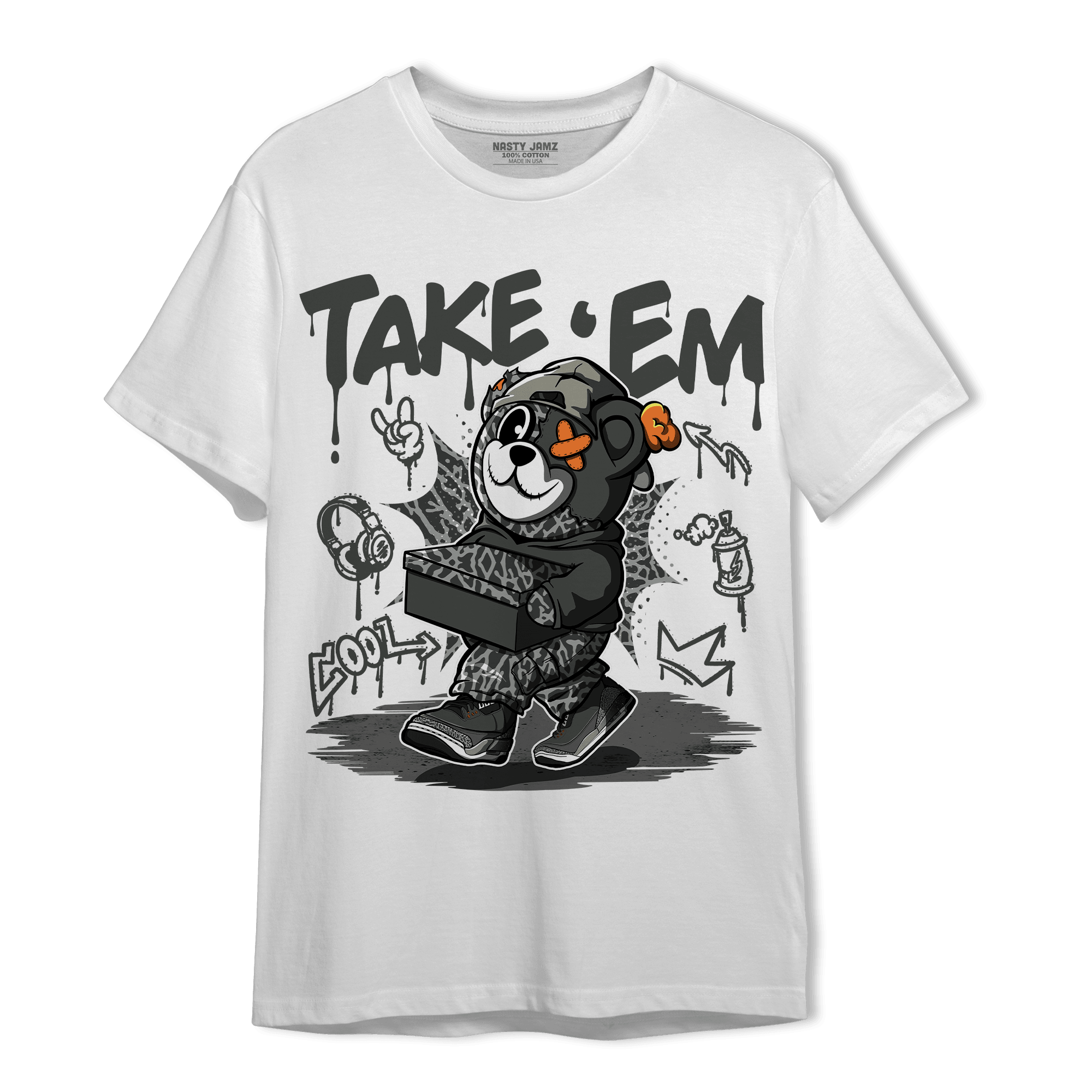 Fear Pack 3s T Shirt Match Take &