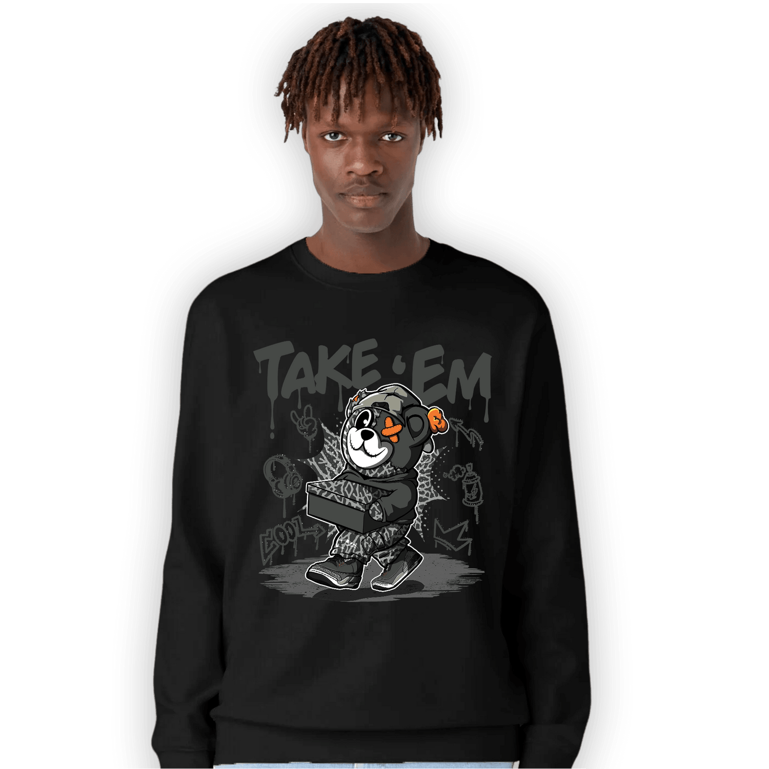 Fear Pack 3s Sweatshirt Match Take &