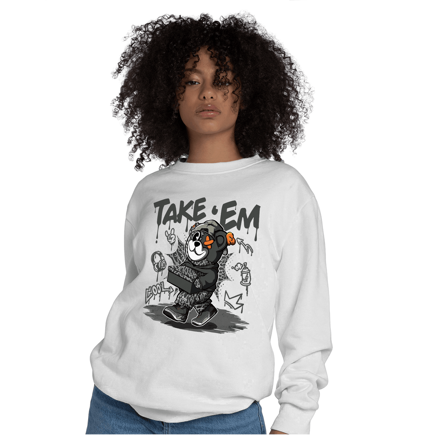 Fear Pack 3s Sweatshirt Match Take &