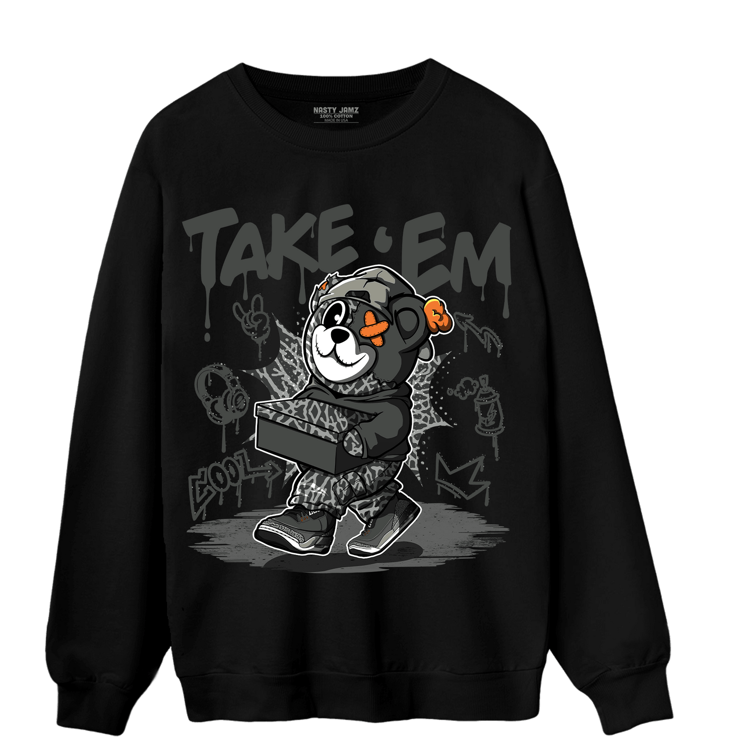 Fear Pack 3s Sweatshirt Match Take &