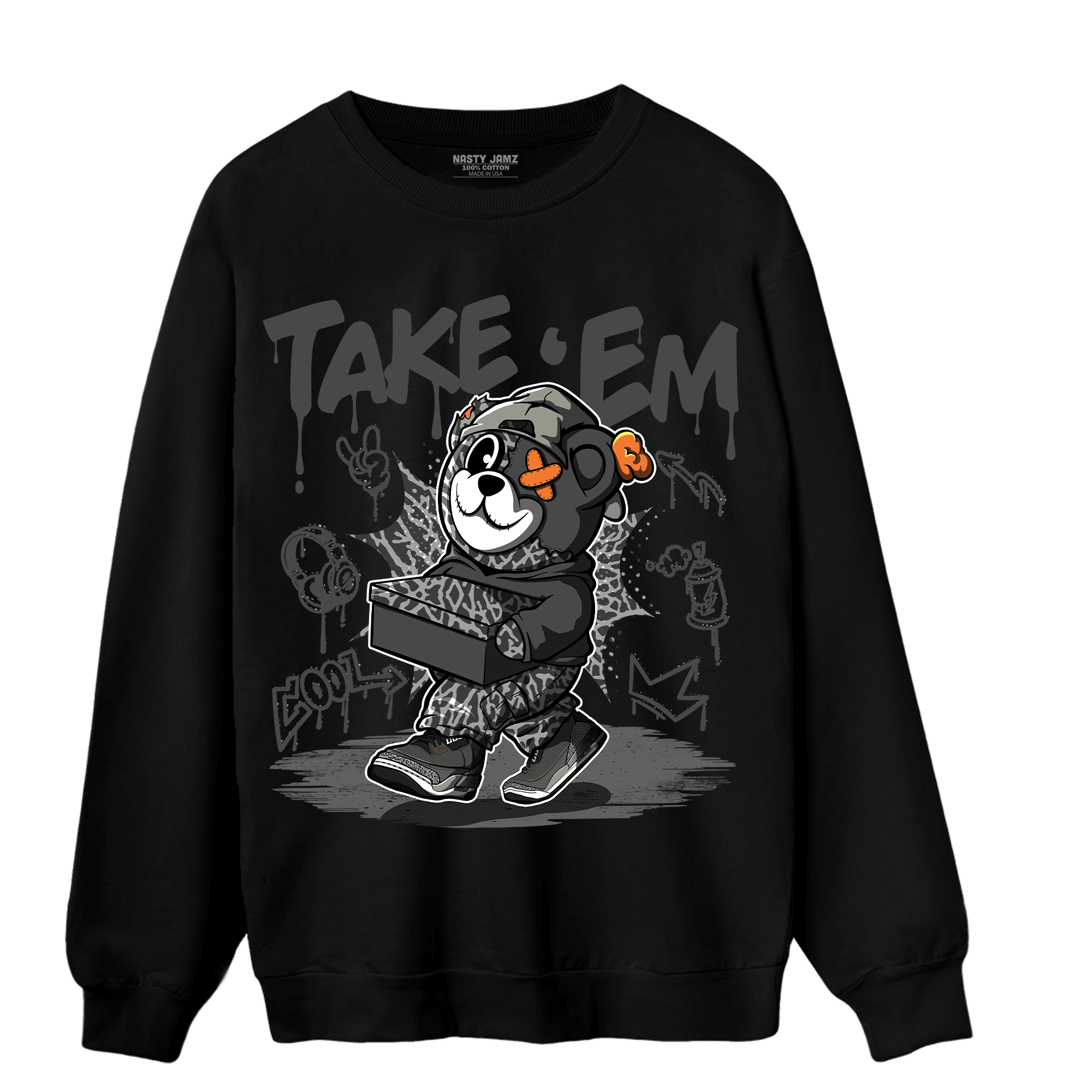 Fear Pack 3s Sweatshirt Match Take &
