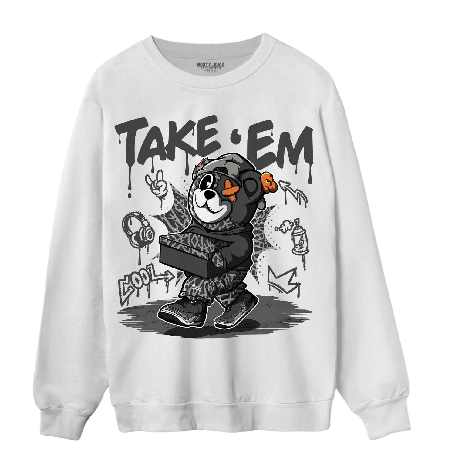 Fear Pack 3s Sweatshirt Match Take &