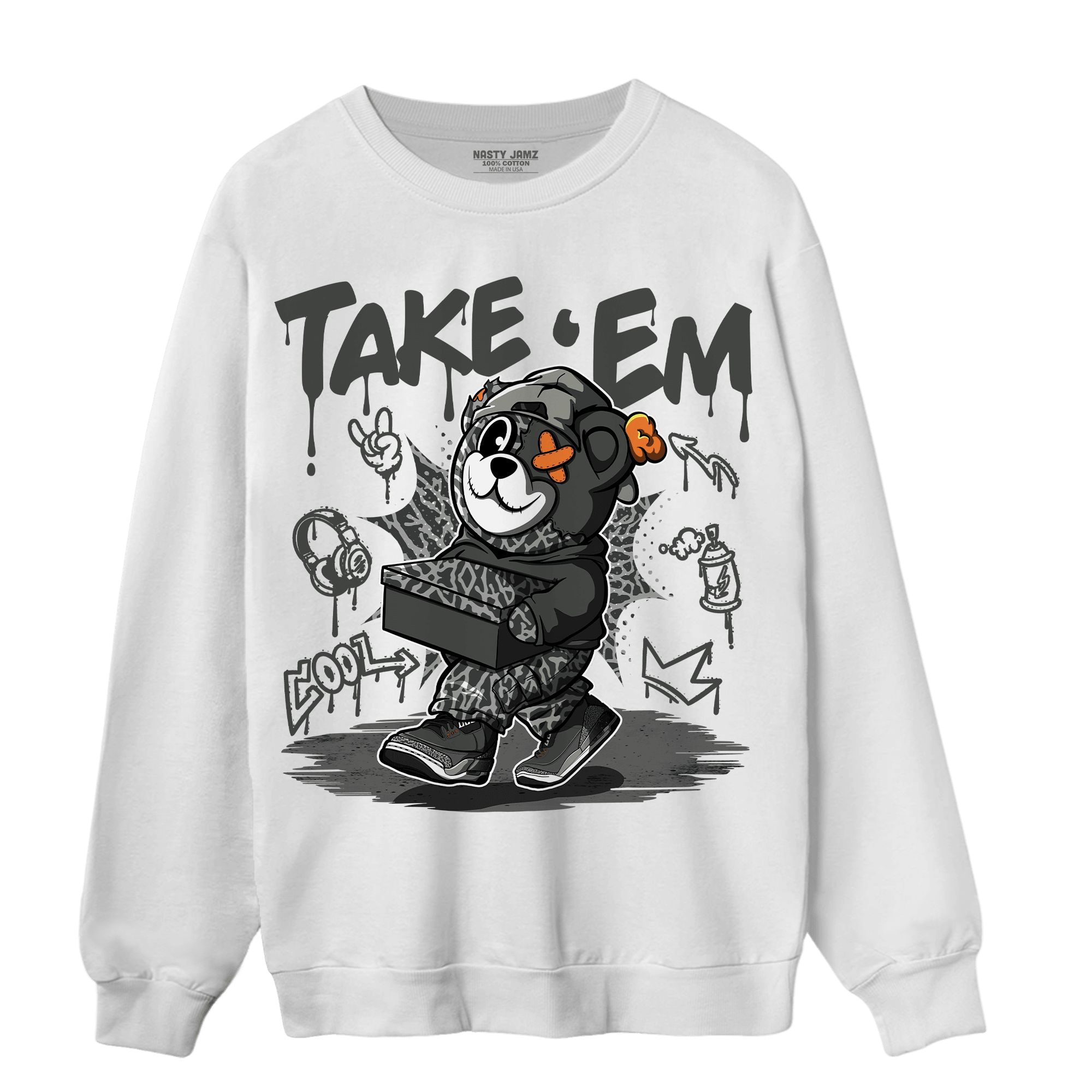 Fear Pack 3s Sweatshirt Match Take &