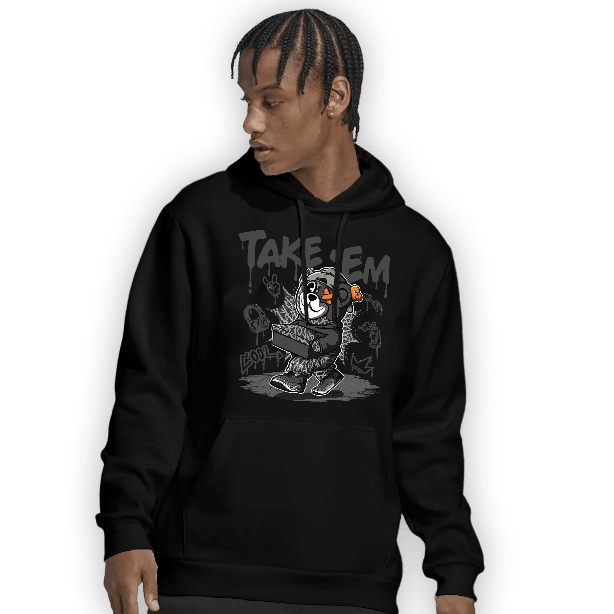 Fear Pack 3s Hoodie Match Take &