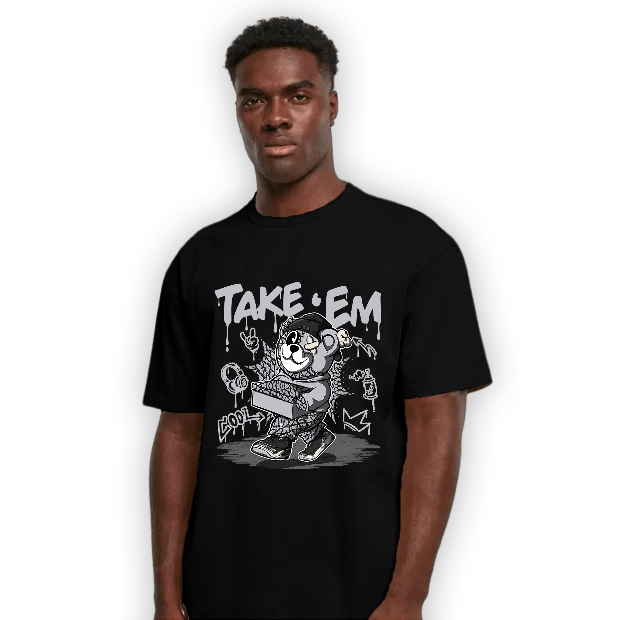 Off Noir 3s T Shirt Match Take &