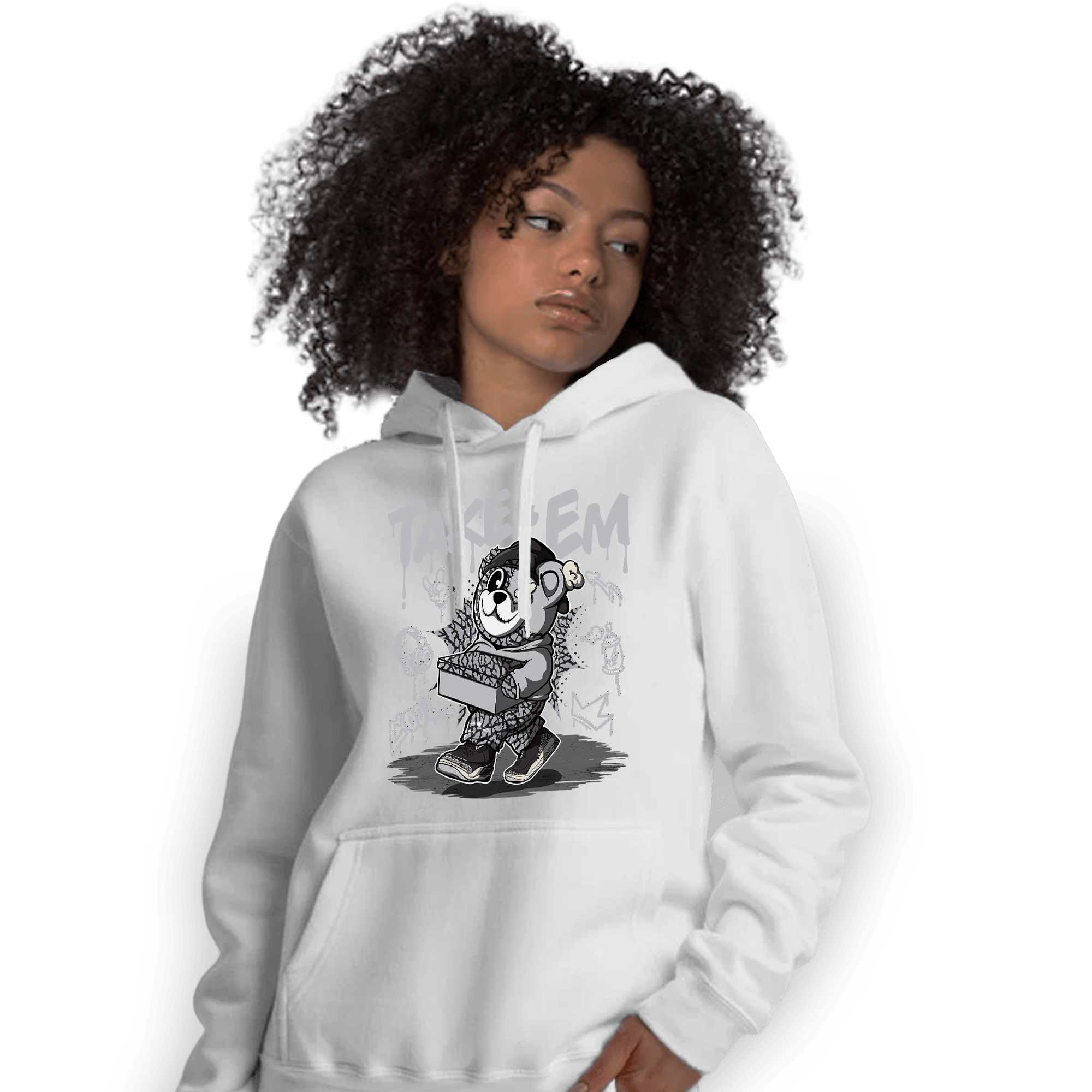 Off Noir 3s Hoodie Match Take &