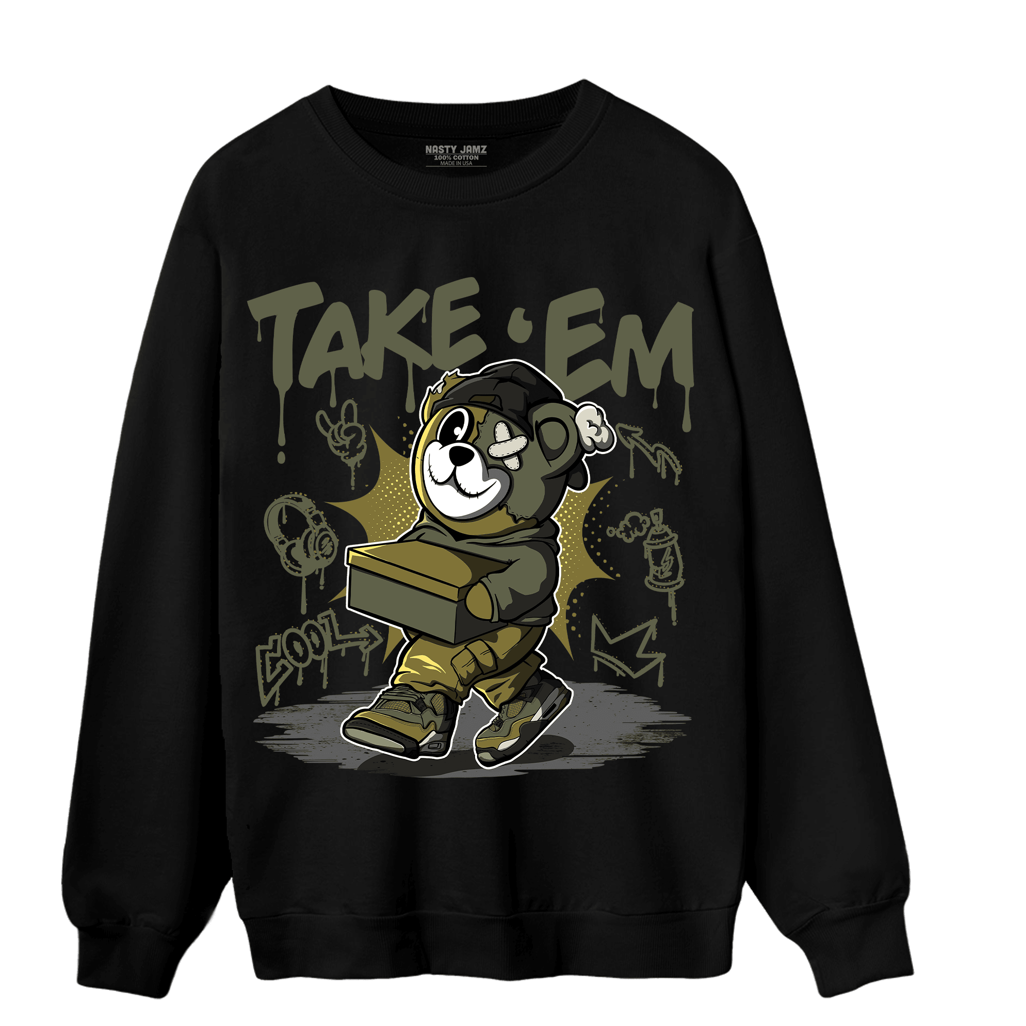 SE Craft Medium Olive 4s Sweatshirt Match Take &