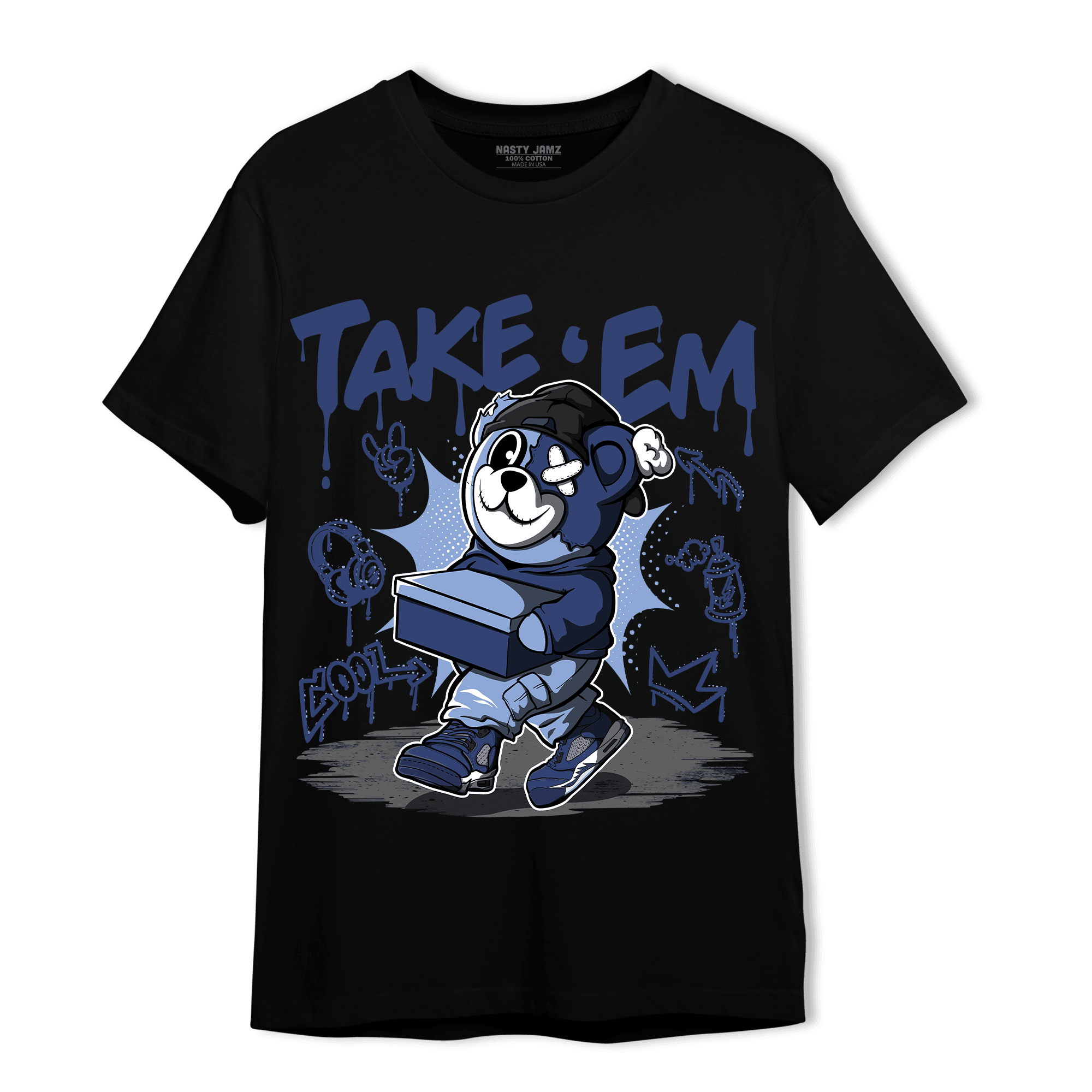 Midnight Navy 5s T Shirt Match Take &