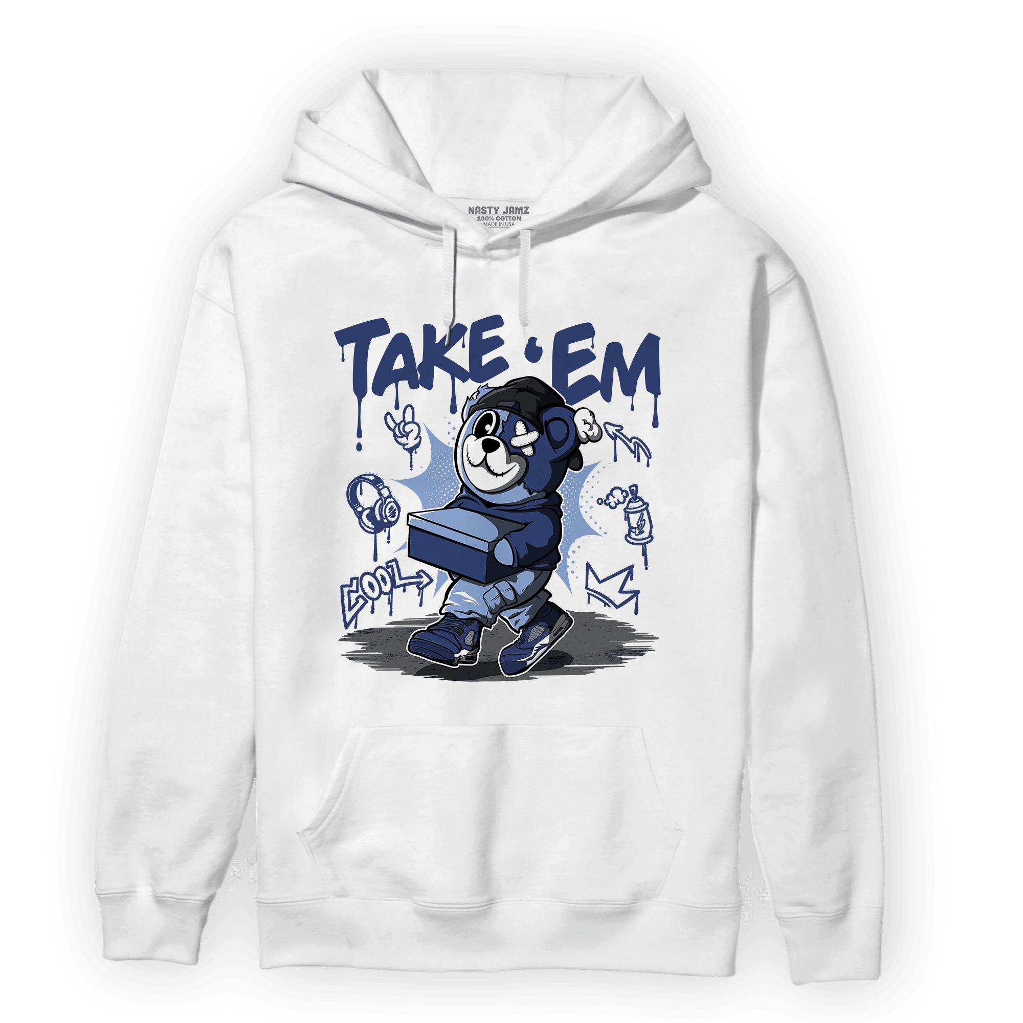 Midnight Navy 5s Hoodie Match Take &