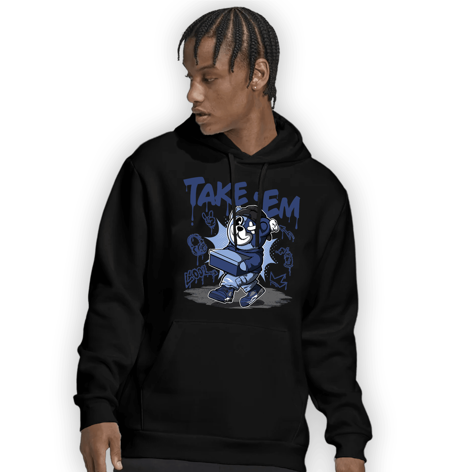 Midnight Navy 5s Hoodie Match Take &