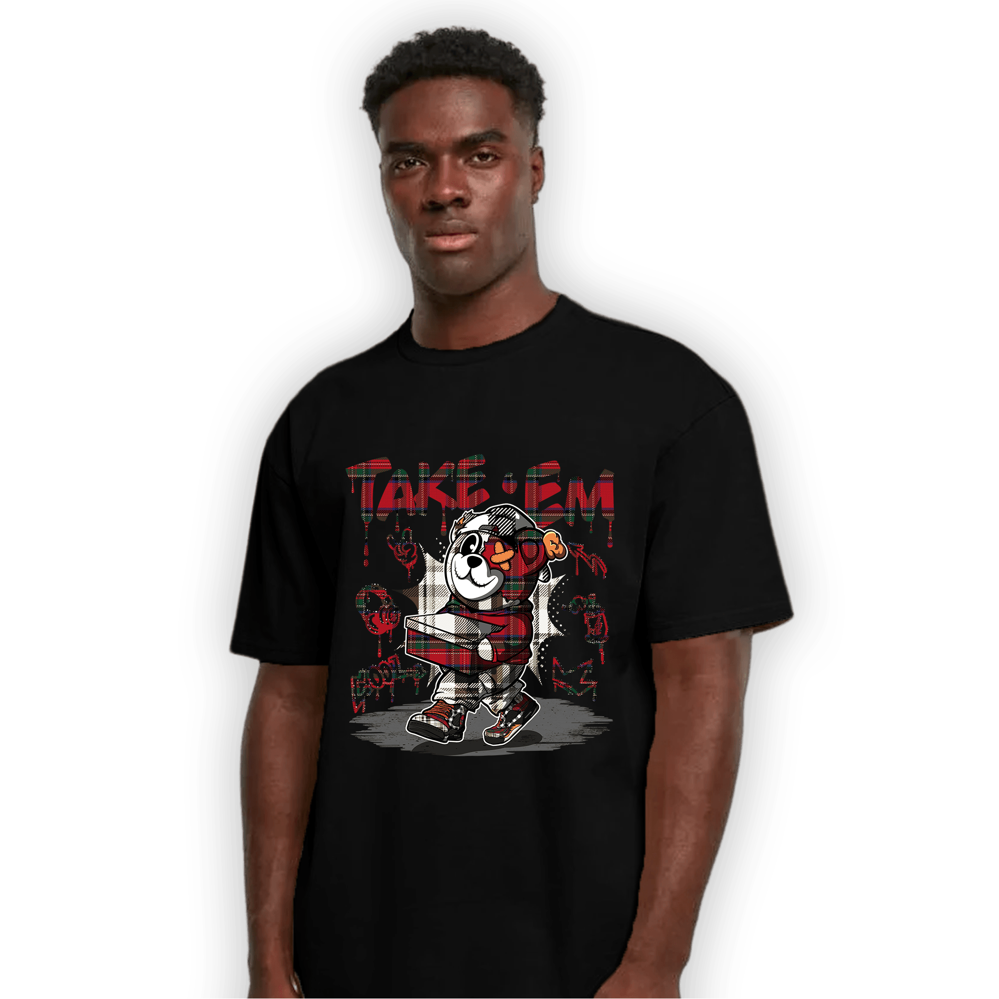 Plaid 5s T Shirt Match Take &