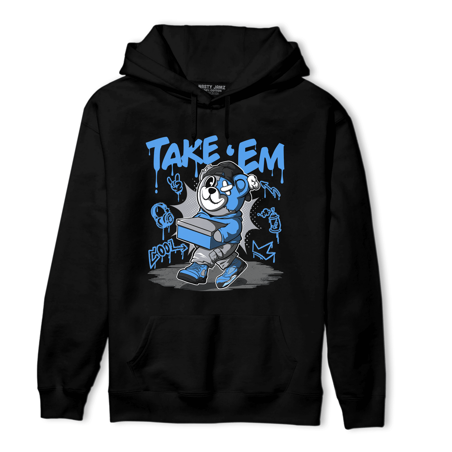 University Blue 5s Hoodie Match Take &