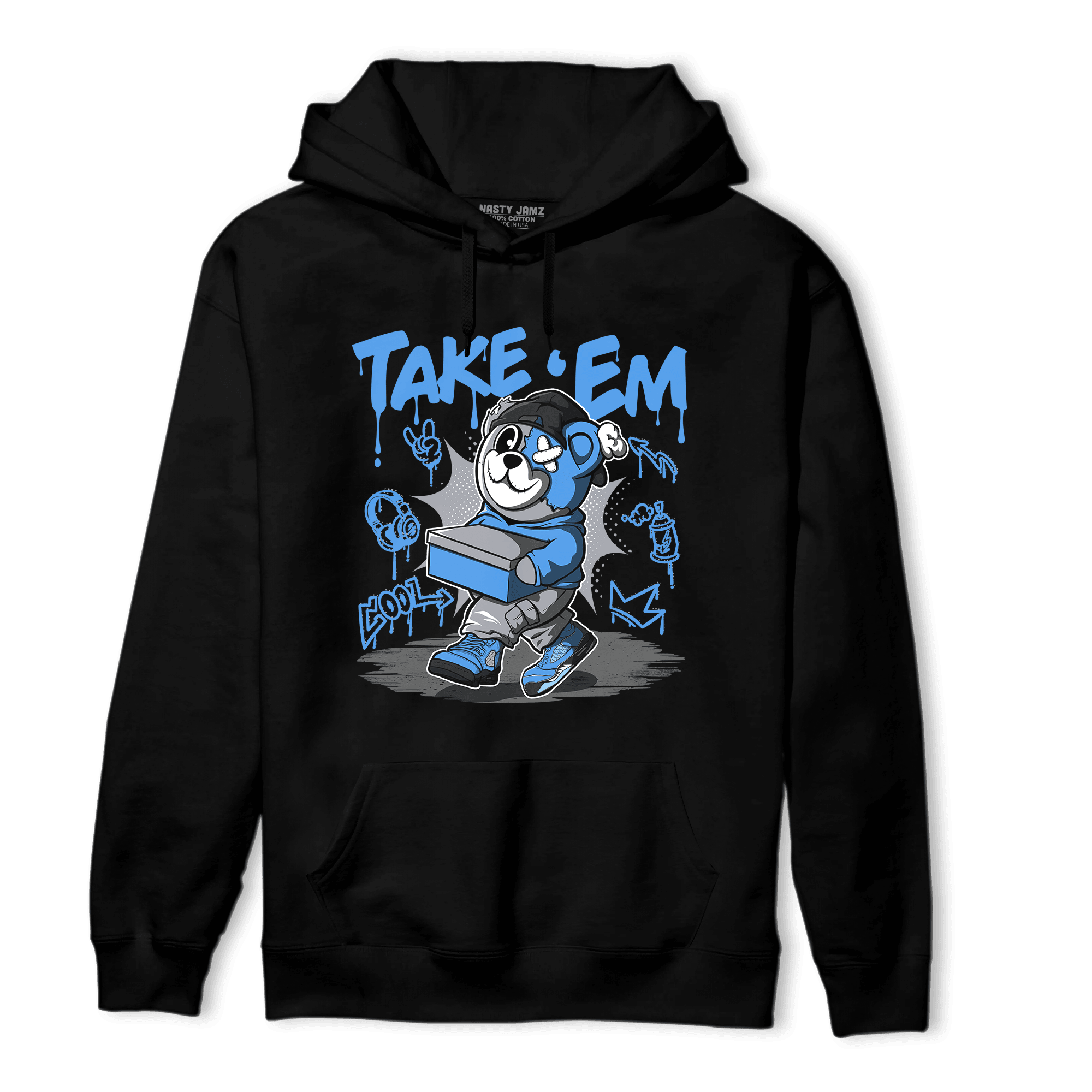University Blue 5s Hoodie Match Take &