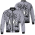 Stealth 14s Jacket Match The King 3D All-Over Print Graffiti - NastyJamz
