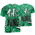 Lucky Green 5s T Shirt Match The King 3D All-Over Print Graffiti - NastyJamz