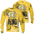 Yellow Ochre 6s Sweatshirt Match The King 3D All-Over Print Graffiti - NastyJamz