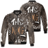Jumpman Jack Jacket Match The King 3D All-Over Print Graffiti - NastyJamz