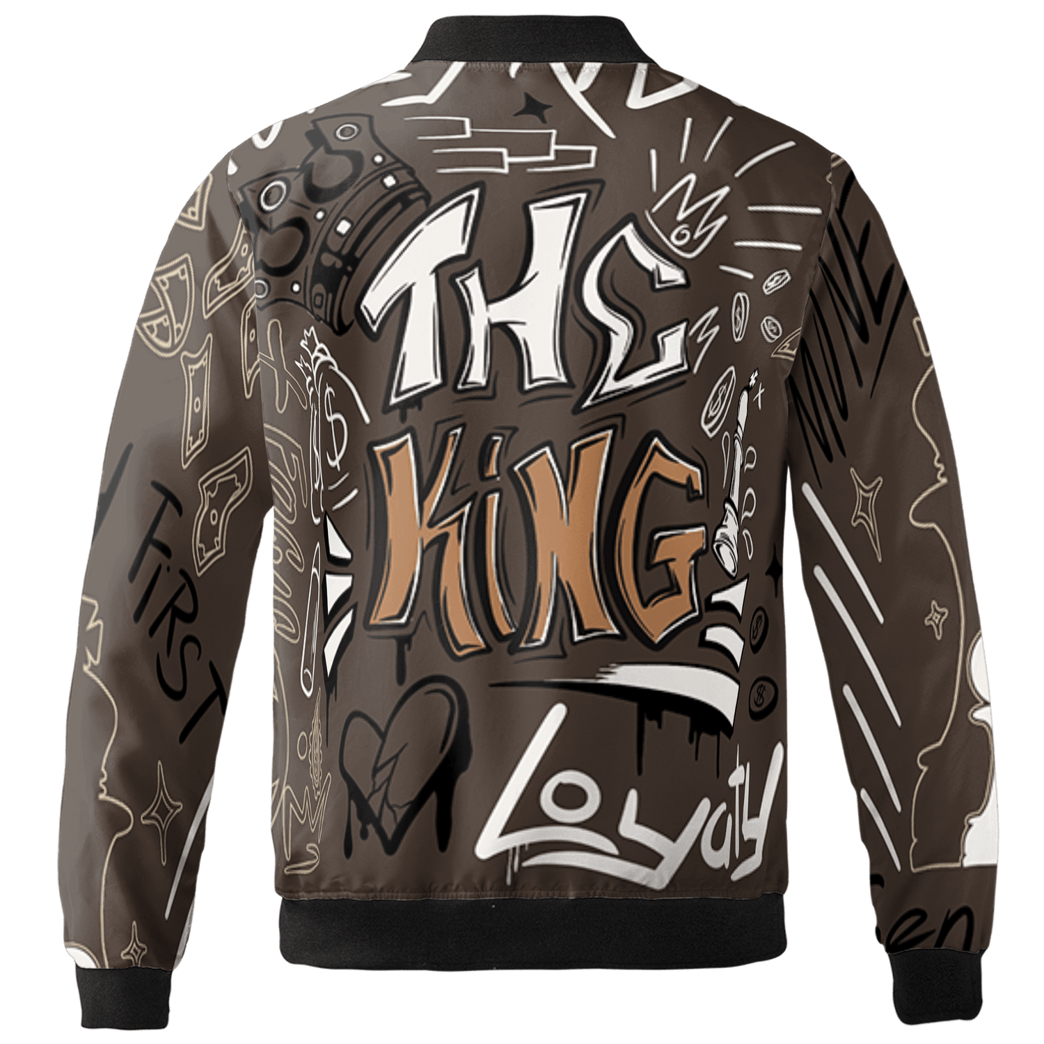 Jumpman Jack Jacket Match The King 3D All-Over Print Graffiti - NastyJamz