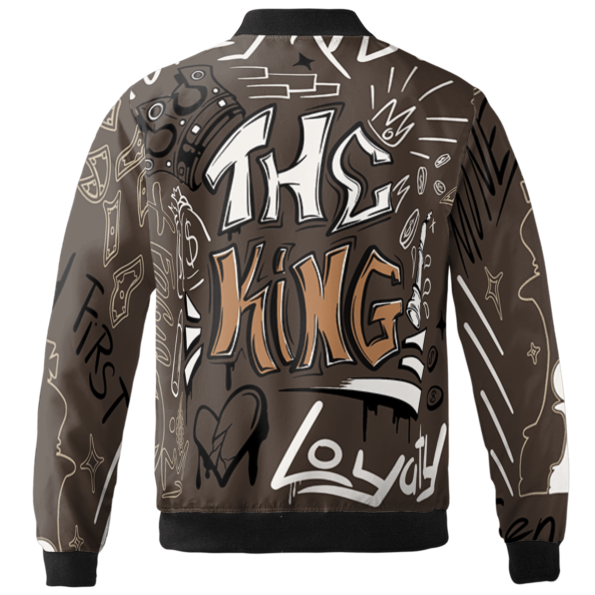 Jumpman Jack Jacket Match The King 3D All-Over Print Graffiti - NastyJamz