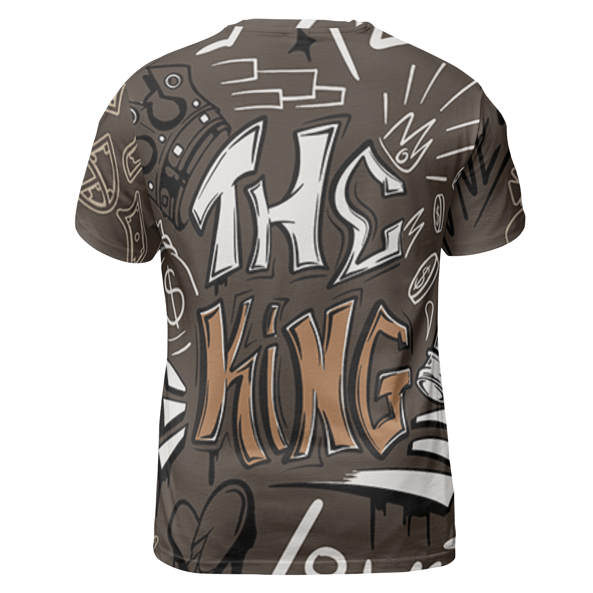 Jumpman Jack T Shirt Match The King 3D All-Over Print Graffiti - NastyJamz