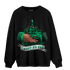 Celtic Lucky Green 1s Sweatshirt Match Trust No One Old School - NastyJamz