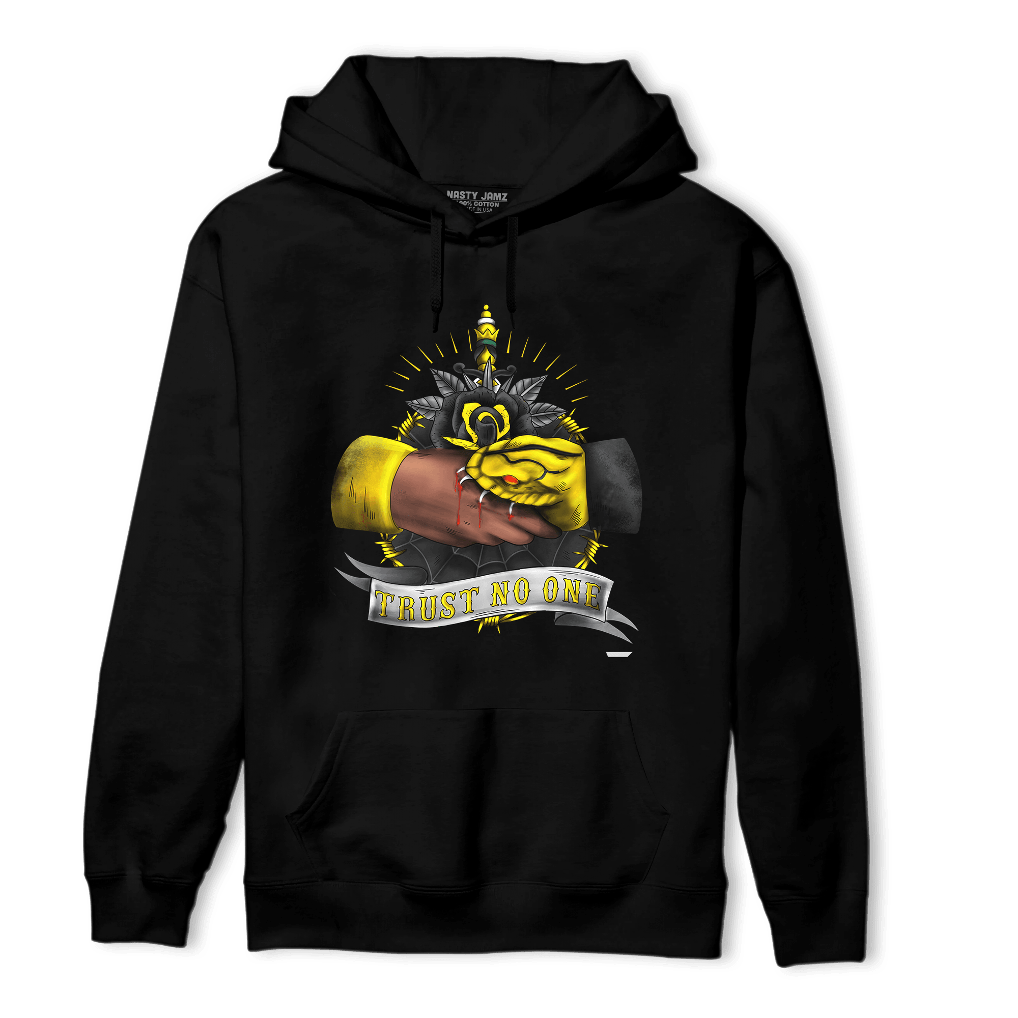 Thunder 4s Hoodie Match Trust No One Old School - NastyJamz