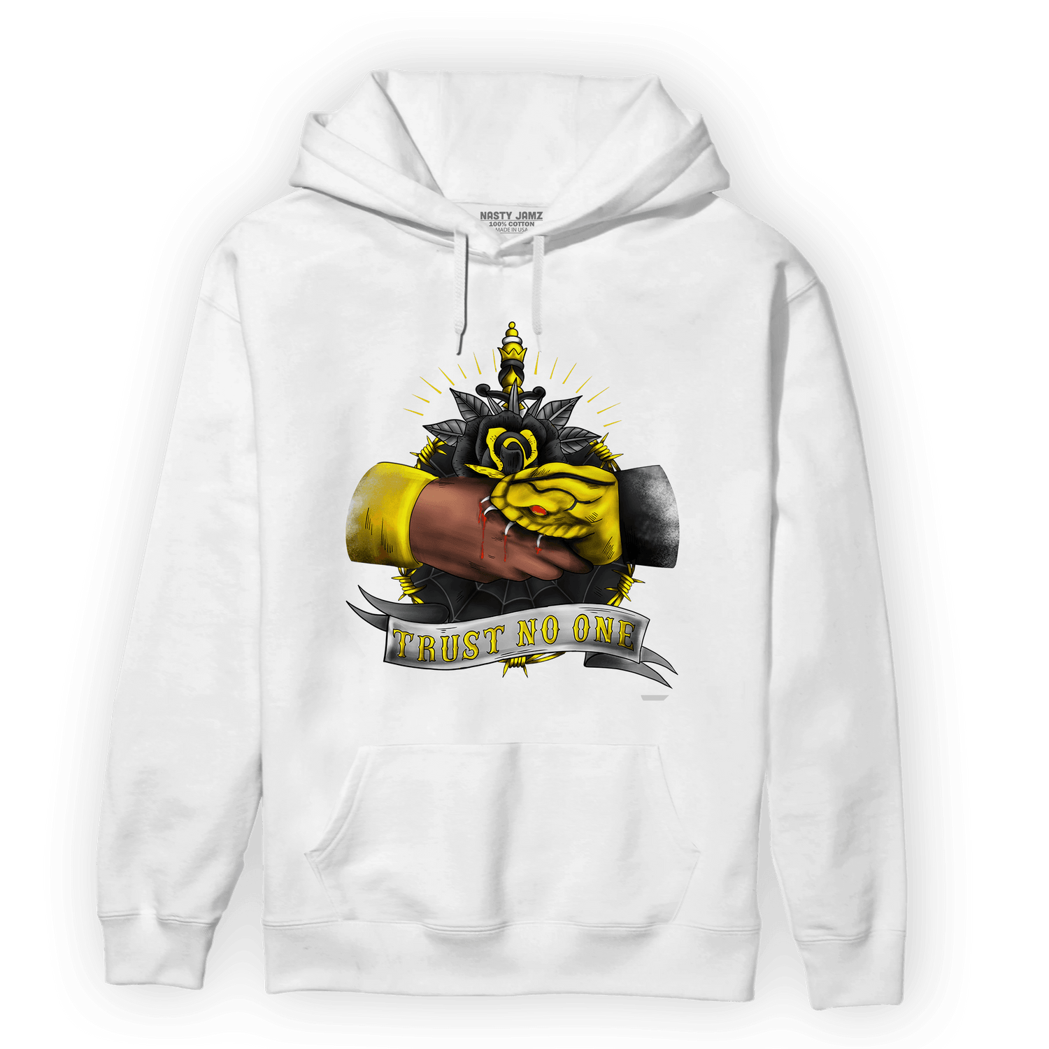 Thunder 4s Hoodie Match Trust No One Old School - NastyJamz
