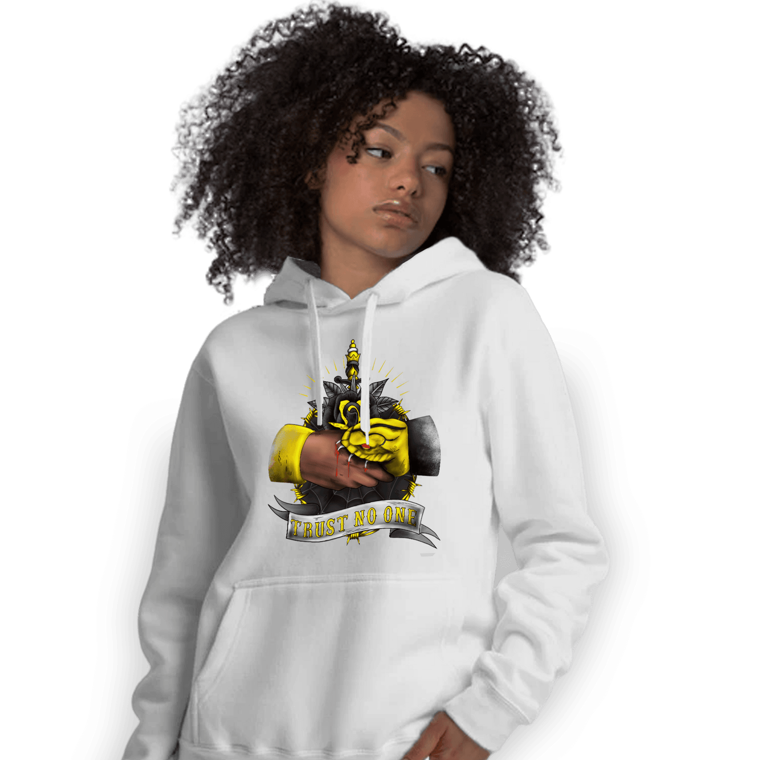 Thunder 4s Hoodie Match Trust No One Old School - NastyJamz