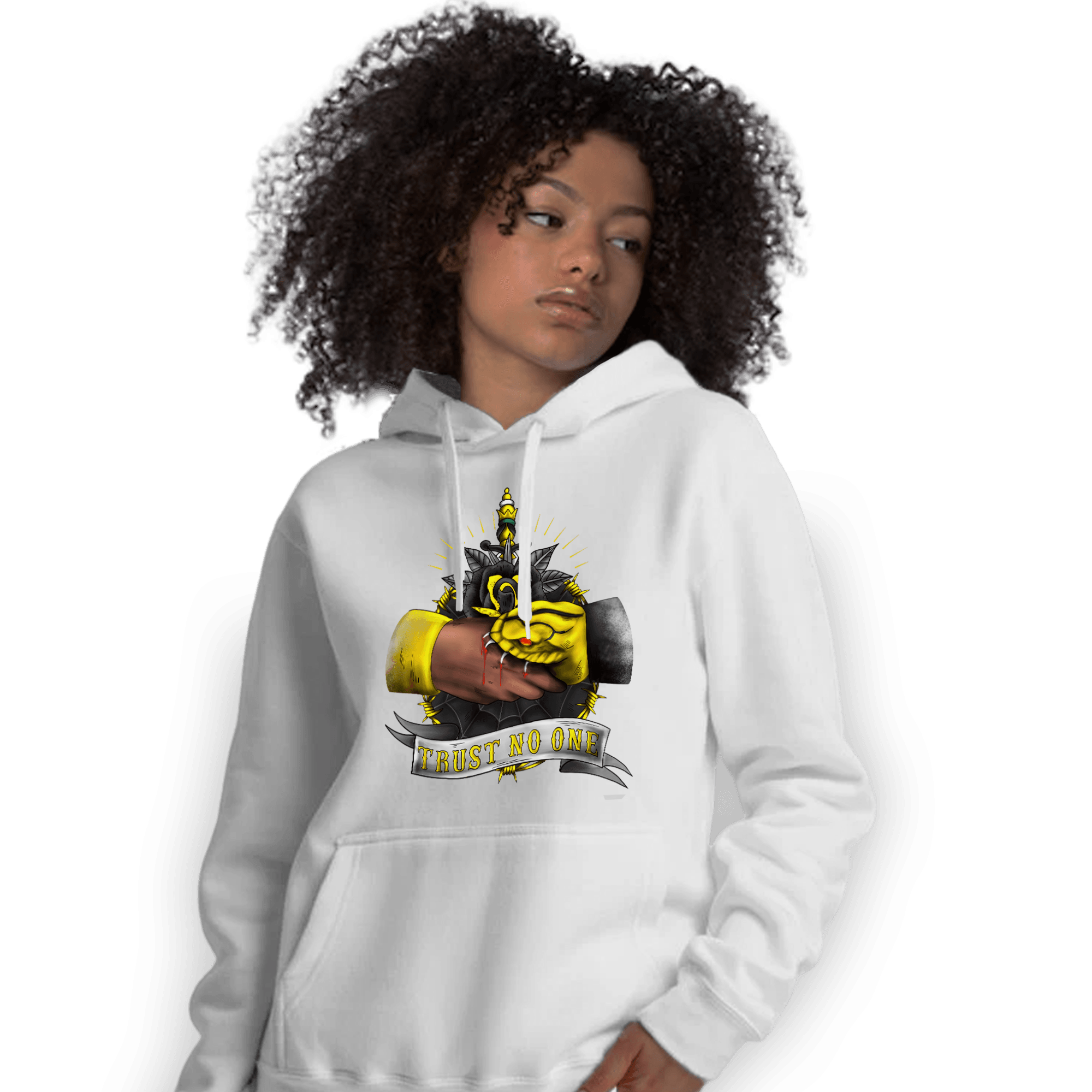 Thunder 4s Hoodie Match Trust No One Old School - NastyJamz