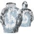 Blue Grey 13s Hoodie Match Tye Dye 3D All-Over Print Spiral - NastyJamz