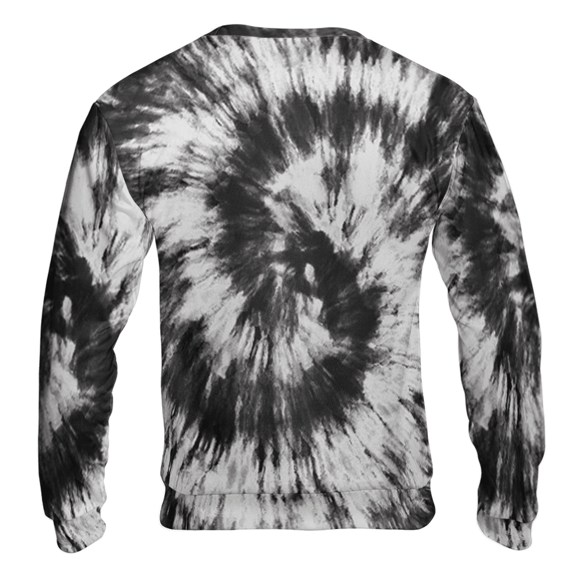 Retro High OG Black White 1s Sweatshirt Match Tye Dye 3D All-Over Print Spiral - NastyJamz