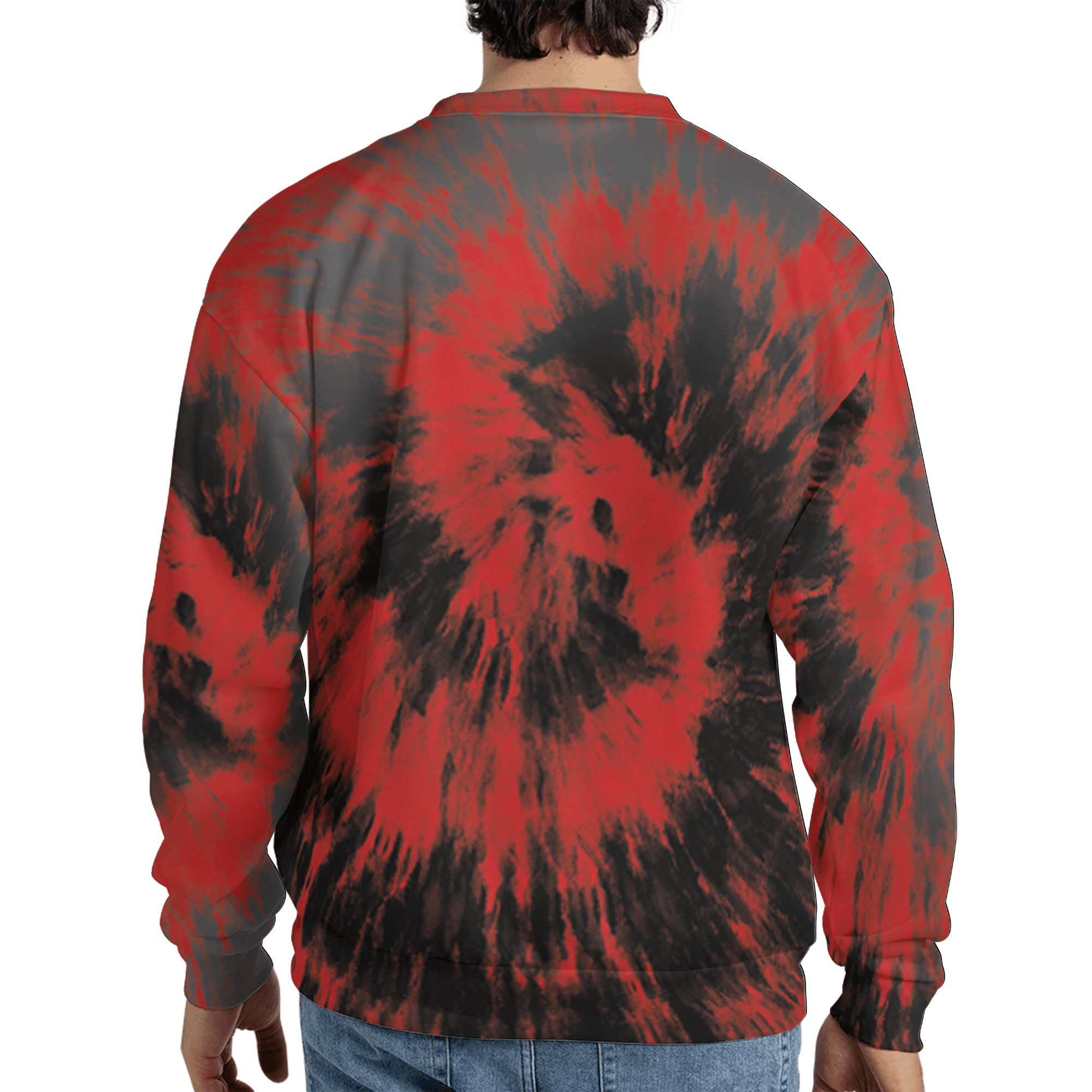Bred Reimagined 4s Sweatshirt Match Tye Dye 3D All-Over Print Spiral - NastyJamz