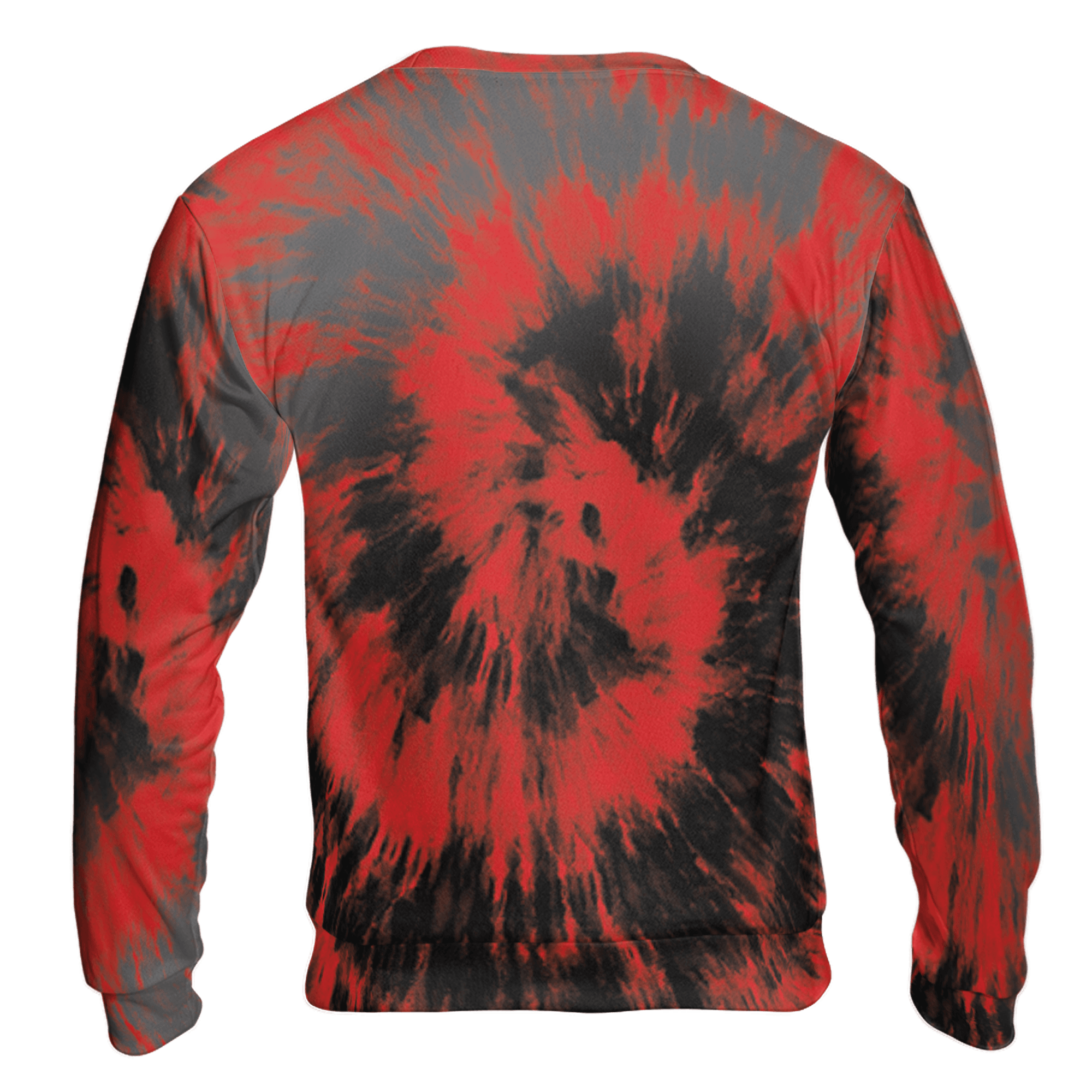 Bred Reimagined 4s Sweatshirt Match Tye Dye 3D All-Over Print Spiral - NastyJamz