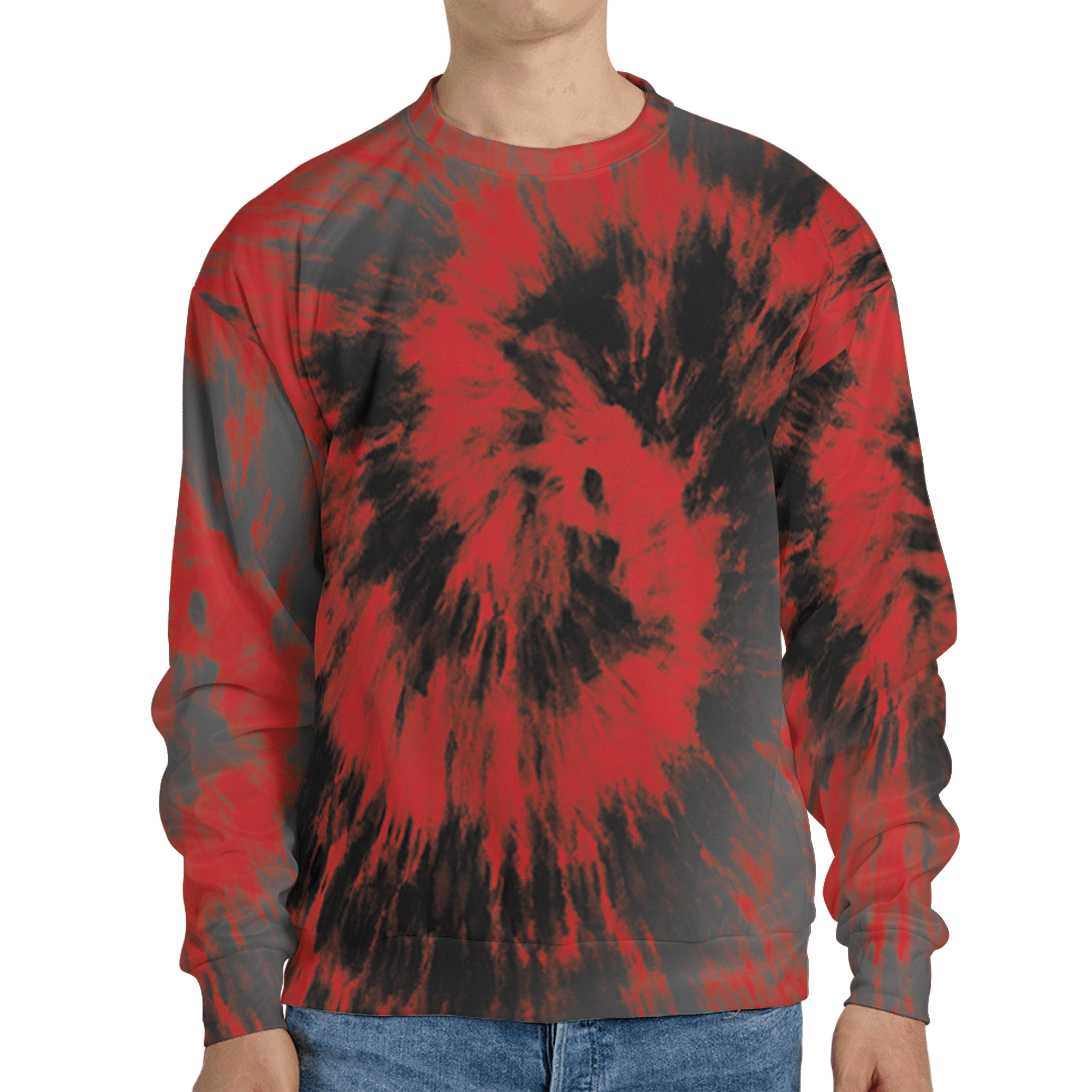 Bred Reimagined 4s Sweatshirt Match Tye Dye 3D All-Over Print Spiral - NastyJamz