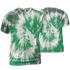 Lucky Green 5s T Shirt Match Tye Dye 3D All-Over Print Spiral - NastyJamz