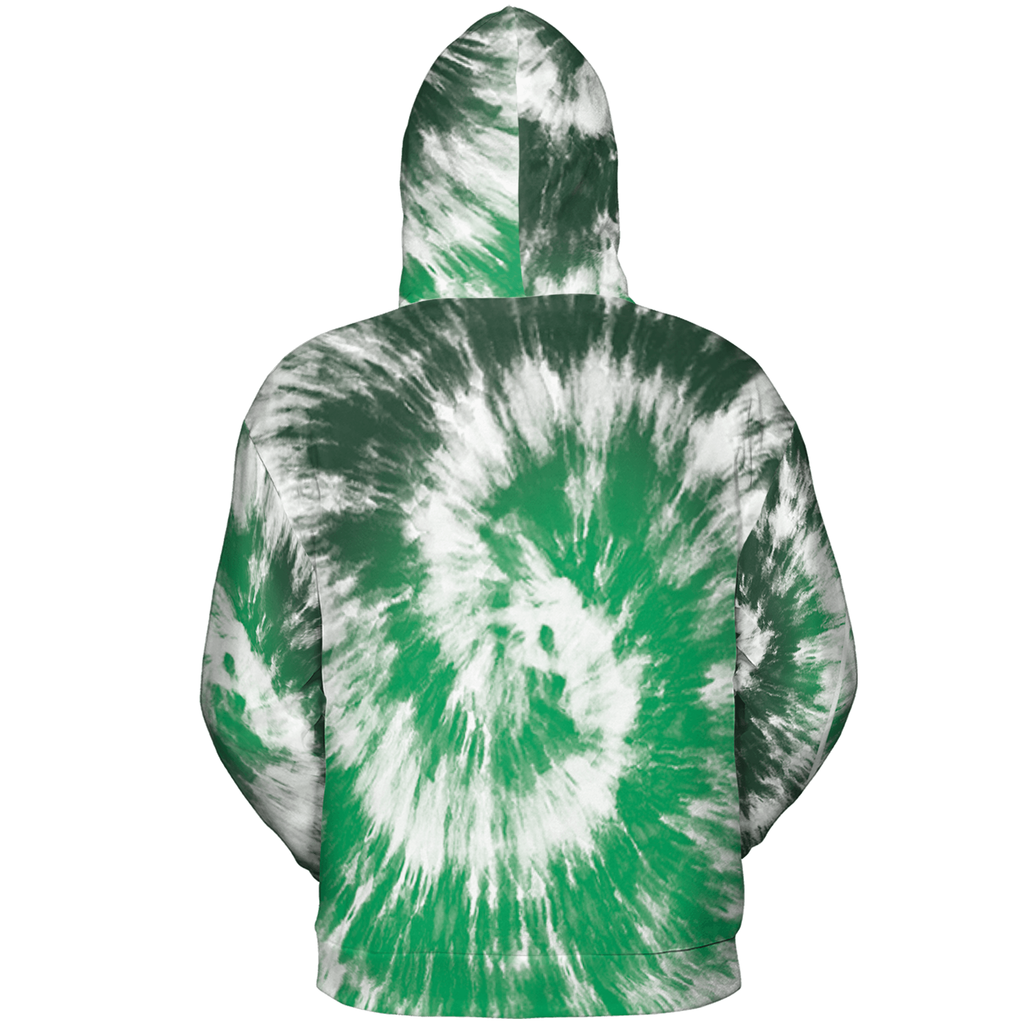 Lucky Green 5s Hoodie Match Tye Dye 3D All-Over Print Spiral - NastyJamz