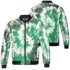 Lucky Green 5s Jacket Match Tye Dye 3D All-Over Print Spiral - NastyJamz