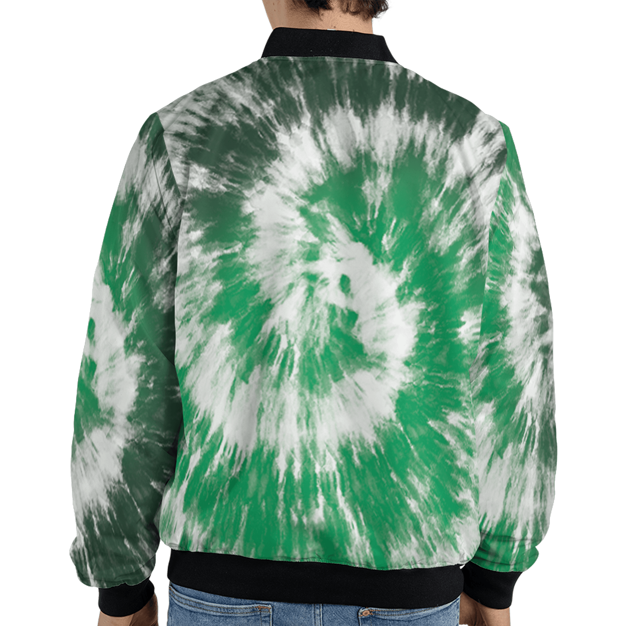 Lucky Green 5s Jacket Match Tye Dye 3D All-Over Print Spiral - NastyJamz