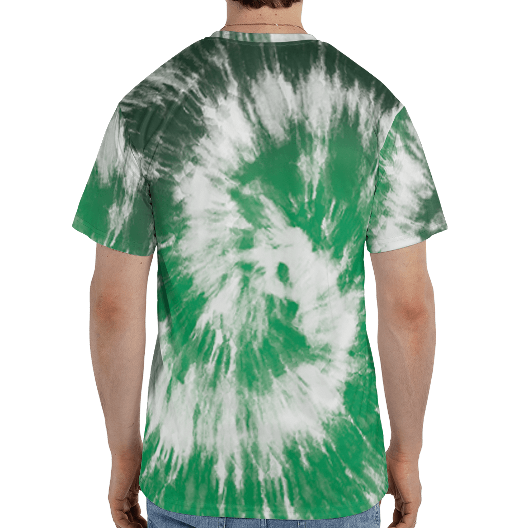 Lucky Green 5s T Shirt Match Tye Dye 3D All-Over Print Spiral - NastyJamz