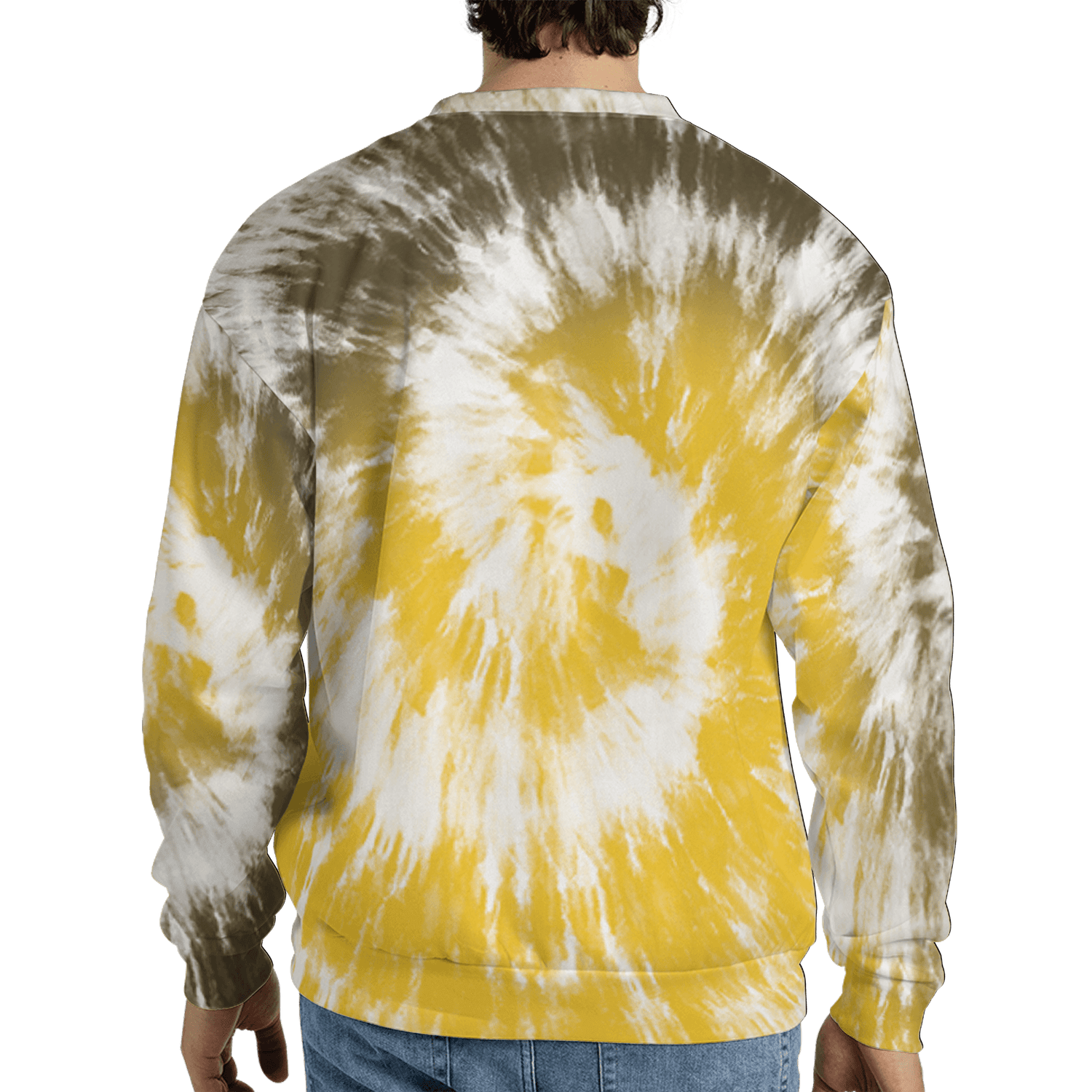 Yellow Ochre 6s Sweatshirt Match Tye Dye 3D All-Over Print Spiral - NastyJamz