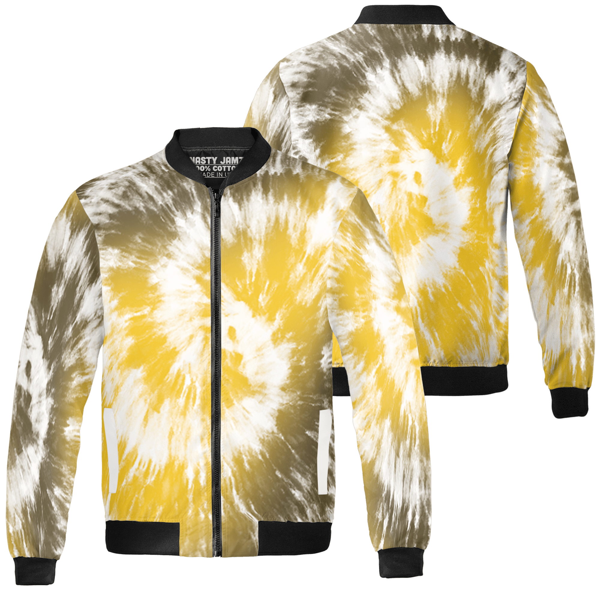 Yellow Ochre 6s Jacket Match Tye Dye 3D All-Over Print Spiral - NastyJamz