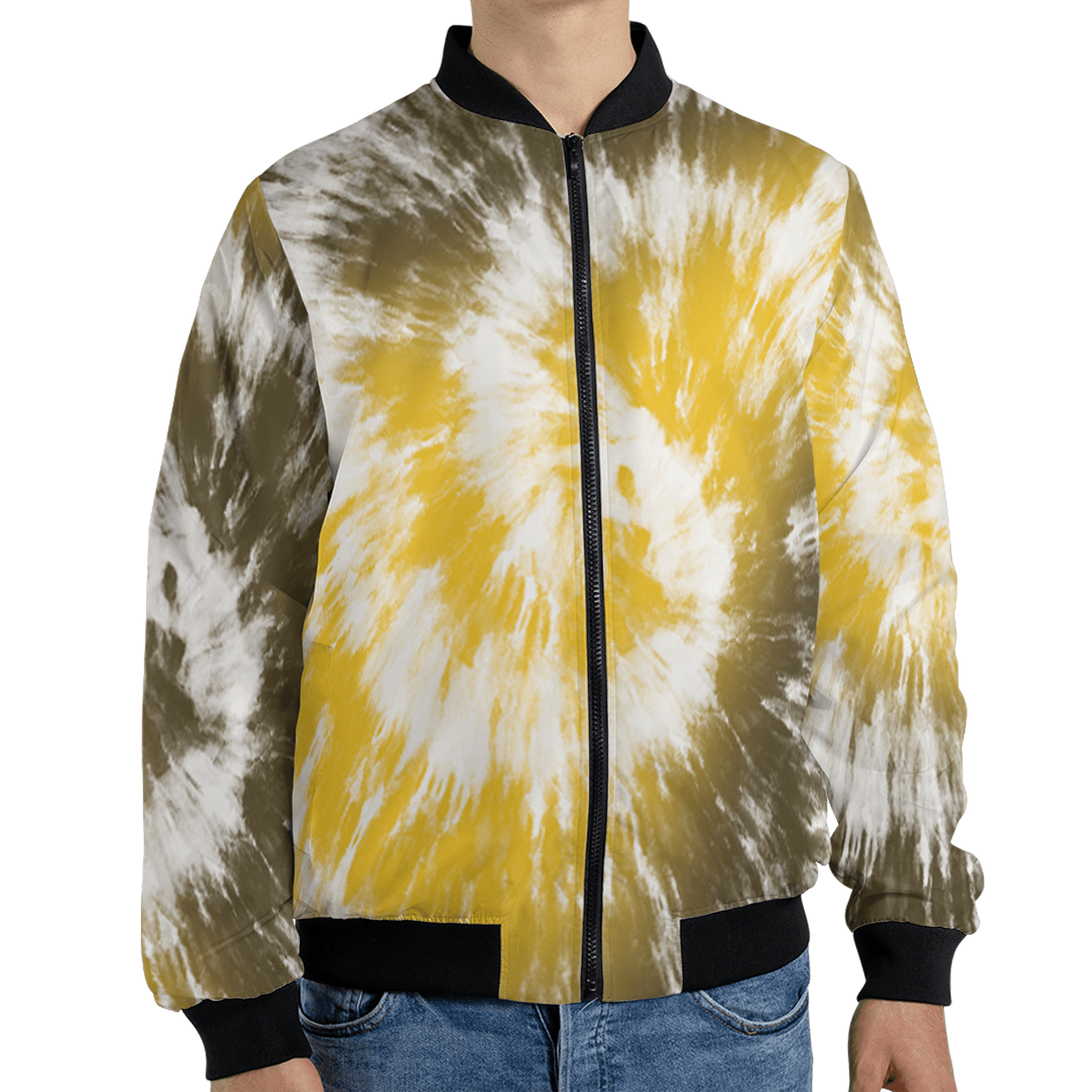 Yellow Ochre 6s Jacket Match Tye Dye 3D All-Over Print Spiral - NastyJamz