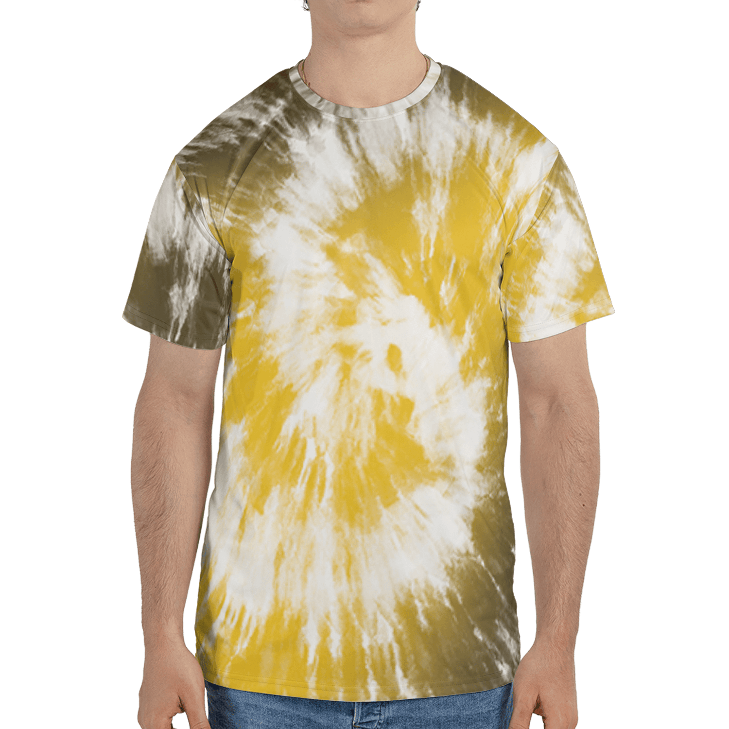 Yellow Ochre 6s T Shirt Match Tye Dye 3D All-Over Print Spiral - NastyJamz