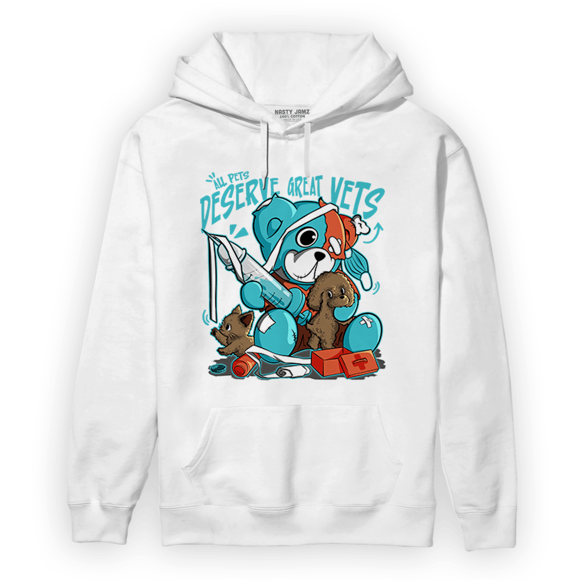 Dunk Low Dolphins Hoodie Match Veterinary BER - NastyJamz