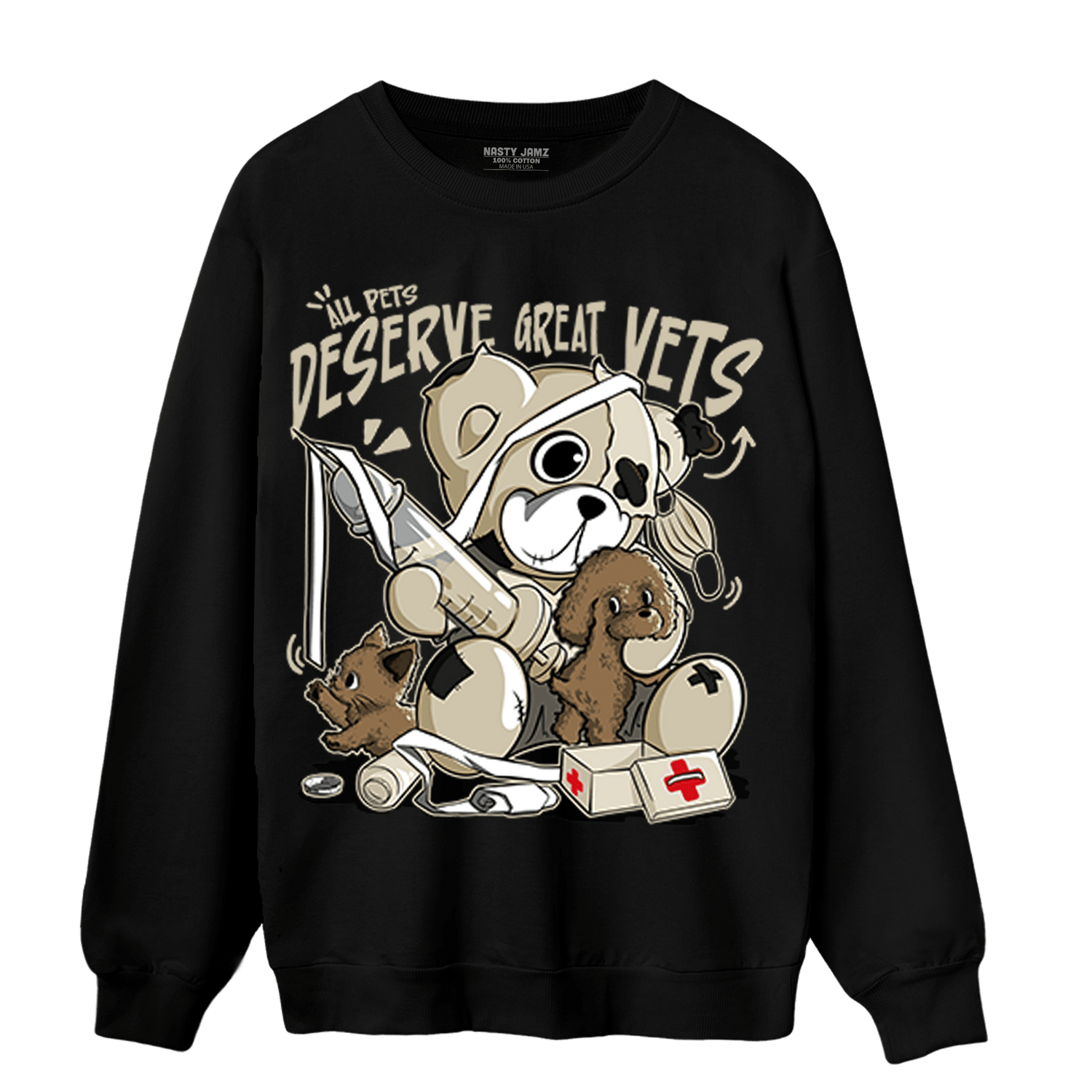 Gratitude 11s Sweatshirt Match Veterinary BER - NastyJamz
