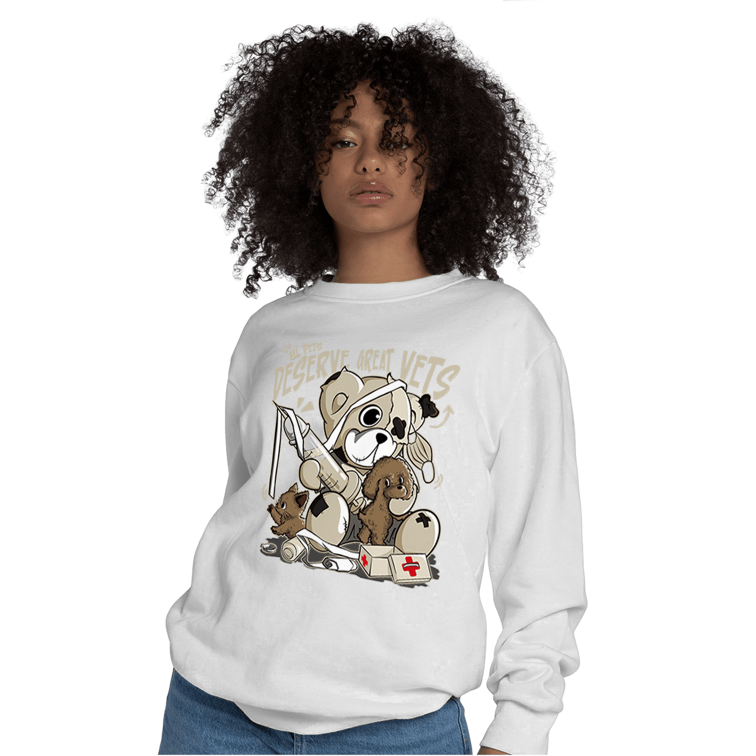 Gratitude 11s Sweatshirt Match Veterinary BER - NastyJamz