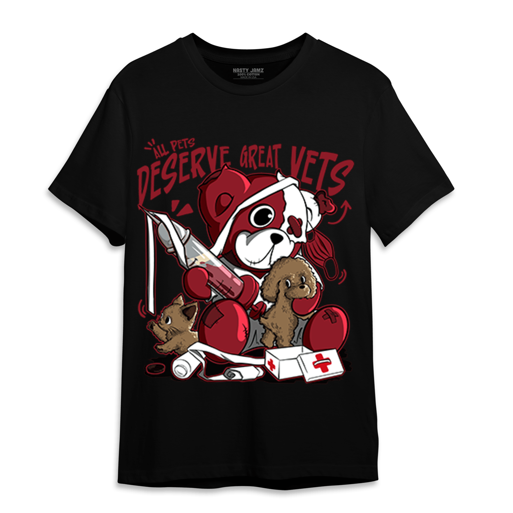 Cherry 12s T Shirt Match Veterinary BER - NastyJamz