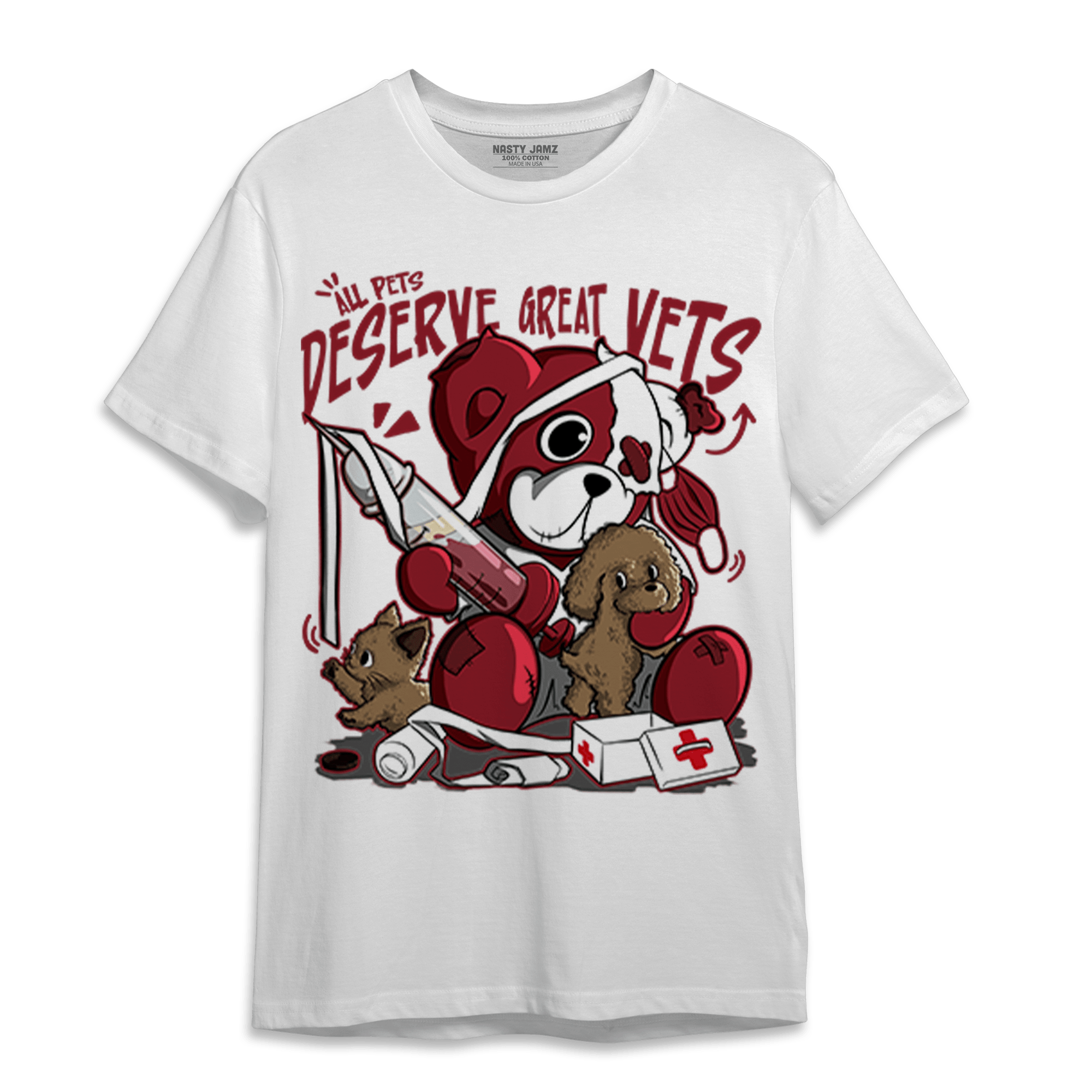 Cherry 12s T Shirt Match Veterinary BER - NastyJamz